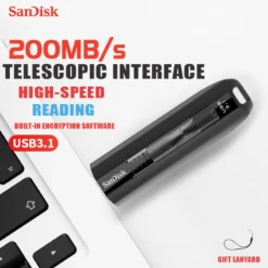 SanDisk CZ880 Extreme PRO USB 3.1 Solid State Flash Drive 128GB 256GB 512GB Memory USB Stick Pen Drive High Speed 420MB/s 4