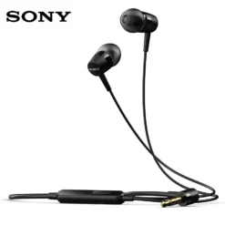 SONY MH750 Stereo Earphones 3.5mm Wired Headset Sport Earbuds HIFI Headphones Handsfree with Mic for Smartphones Music Gaming 1