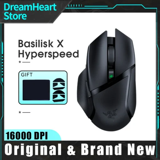 Original New Basilisk X Hyperspeed Wireless Gaming Mouse Bluetooth 16000DPI DPI PC Gamer Optical Sensor Usb For Razer Pc Laptop 1