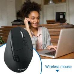 Logitech M720 Wireless Mouse Triathlon Computer  Dual-mode 2.4Ghz Optical Ergonomic Mice Support Multi-device Switch 4
