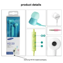 SAMSUNG Original HS130 3.5mm In-ear earphones with Micro earphone for xiaomi Samsung Galaxy S8 S8Edge Support Official Test 6