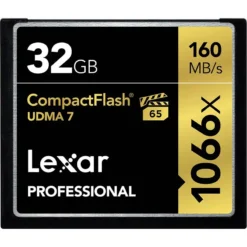 100%Original Lexar CF CardCompactFlash Card UDMA 7 Max 256GB 128GB  64GB 32G 160MB/s 1066X Memory Card Professional Camera Card 2