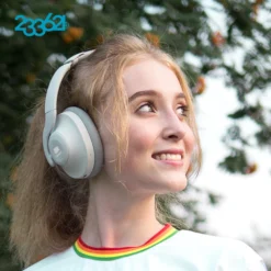 233621 Shell Bluetooth 5.0 Headphones Noise Cancelling Deep Bass Headsets with 60Hours Playing Time 5