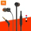 JBL TUNE 110 Wired Earphones – Original 3.5mm In-Ear Headphones with Mic – 4 Colours