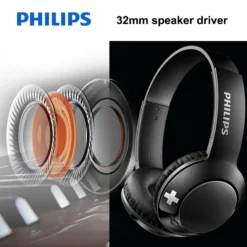 original Philips SHB3075 Headband Wireless Bluetooth 4.1 Headset Volume Control Lithium Polymer with Microphone Iphone Earphone 4
