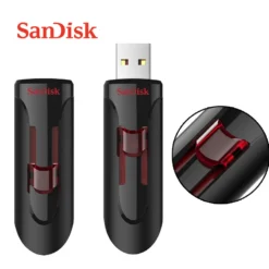 Blazing-fast file transfer with SanDisk CZ600 128GB USB 3.0 Flash Drive. Up to 130MB/s speed, retractable connector, plug-and-play design. Ideal for students, professionals & daily storage.