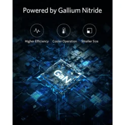 Anker 60W 2-Port USB C Charger, PowerPort Atom PD 2 [GAN Tech] Compact Foldable Wall Charger, Power Delivery for MacBook Pro 3