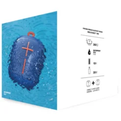 Logitech Ultimate Ears WONDERBOOM Portable Bluetooth Speaker Speaker IPX7 Waterproof 10 Hour Battery Life Surround sound 6