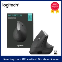 Logitech MX vertical wireless bluetooth mouse ergonomic 2.4GHz with USB universal receiver, 4000 DPI laptop/PC/Mac/iPad 1