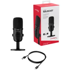 Kingston HyperX SoloCast mini Microphone Professional Electronic Computer Sports Live Device Voice Game Podcast Equipment MIC 5