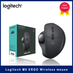 Logitech MX ERGO Wireless Trackball Wireless Bluetooth Mouse Ergonomic with Wireless Receiver 1