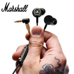 Marshall Mode EQ Wired High Fidelity Rock Subwoofer Wire Controlled High Quality Game Sports Headset 3