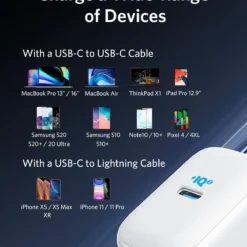 New Arrivals! USB C Charger, Anker 65W PIQ 3.0 PPS Fast Charger, PowerPort III Pod, for MacBook,for Dell, for iPhone, for Galaxy 5