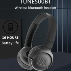 Original JBL T500BT Headphone Deep Bass Sound Sports Game Bluetooth Headset with Mic Noise Canceling Foldable Earphones 5
