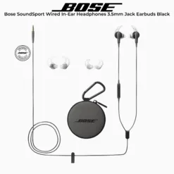 Bose SoundSport 3.5mm Wired In-Ear Headphones – Black