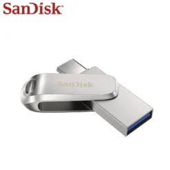 Original SanDisk Ultra Luxe USB 3.1 Type C Dual Pendrive 1TB Metal Type A Flash Drive For Laptop/Phone 2