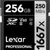 Lexar 1667x 256GB PRO SDXC SD Card V60