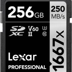 Lexar 1667x 256GB PRO SDXC SD Card V60