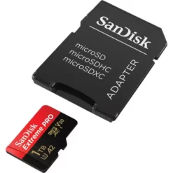SanDisk Extreme Pro 1TB microSDXC Memory Card with SD Adapter