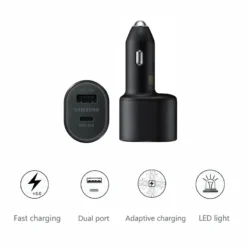 Original 60w Samsung Car Charger Super Fast Charging Pd Usb Type C Auto Cargador 45w Galaxy S23 Ultra S22 5g S21 Note 20 10 A52 3