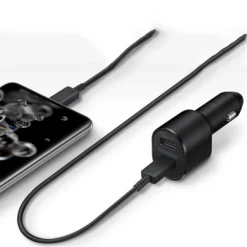 Original 60w Samsung Car Charger Super Fast Charging Pd Usb Type C Auto Cargador 45w Galaxy S23 Ultra S22 5g S21 Note 20 10 A52 5