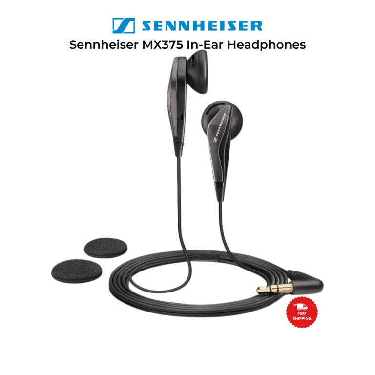 Sennheiser MX 375 In-Ear Wired Headphones – Black | UK Stock