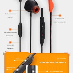 JBL 100%Original Quantum 50 3.5mm Wired Headset With Video Game Cable, Electronic Sports Helmet With Mobile Phone Earphone 13