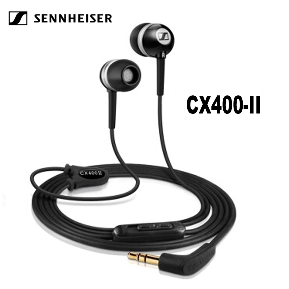 Sennheiser CX 400 II In-Ear Headphones – Precision Sound – Black – UK Model 