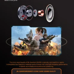 JBL 100%Original Quantum 50 3.5mm Wired Headset With Video Game Cable, Electronic Sports Helmet With Mobile Phone Earphone 12