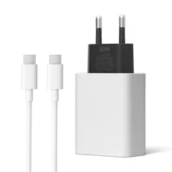 Google 30W USB-C EU Wall Charger – Official Power Adapter + Type-C Cable White