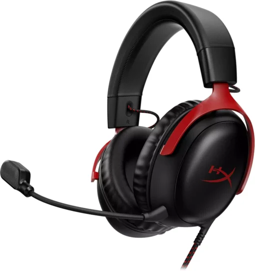 HyperX Cloud III Gaming Headset – Wired 3.5mm Stereo Over-Ear Headphones Mic