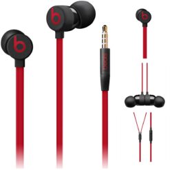 Beats urBeats3 In-Ear Wired Headphones with Mic – 3.5mm Defiant Red/Black (Bulk)
