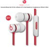 Genuine Beats By Dr Dre urBeats 2.0 In-Ear Earphone Headphones White In Red