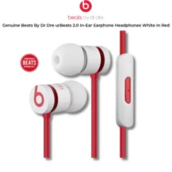 Beats urBeats 2.0 Wired In-Ear Headphones with Mic (Red/White)
