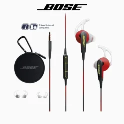 Bose SoundSport wired in-ear headphones in Power Red
