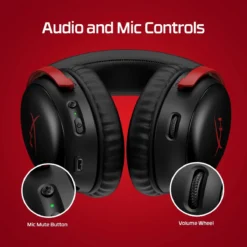 HyperX Cloud III Wireless Gaming Headset Black/Red - Image 6