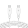 Belkin BoostCharge Braided USB-C to USB-C Cable 100W – 1m White