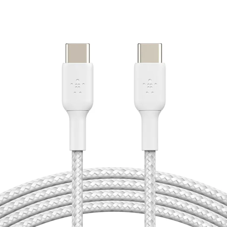 Belkin BoostCharge Pro Braided USB-C Cable 60W – 1m White