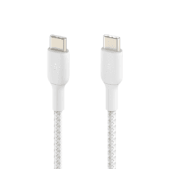 Belkin BoostCharge Pro Braided USB-C Cable 60W – 1m White