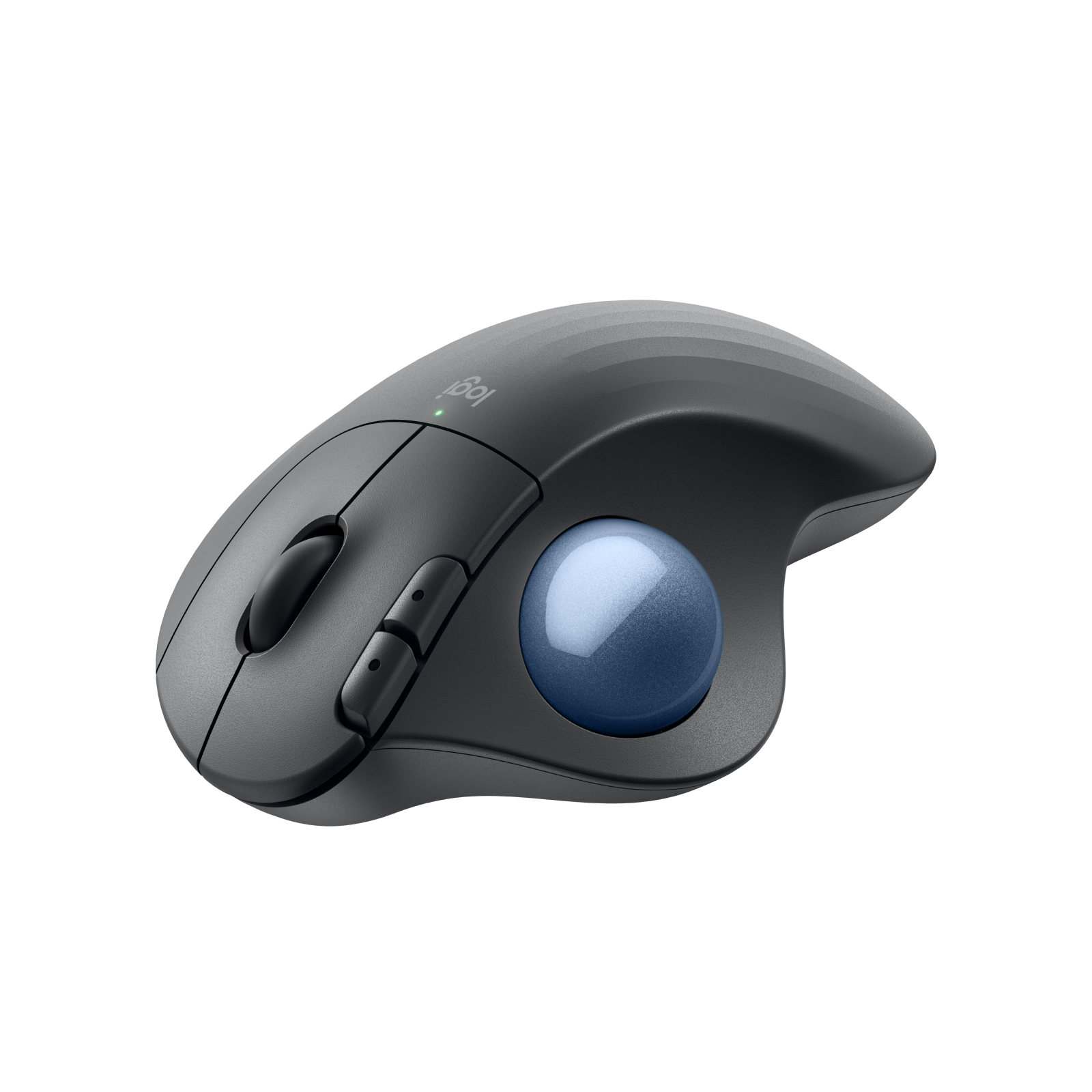 Logitech ERGO M575S Graphite three-quarter view