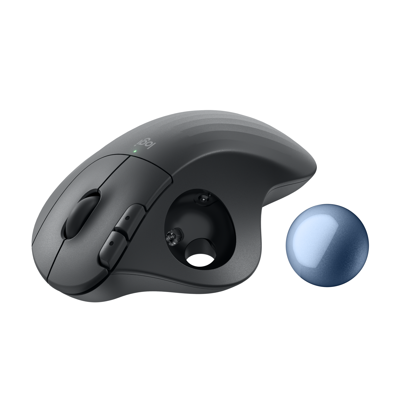 Logitech ERGO M575S Graphite trackball removed for cleaning