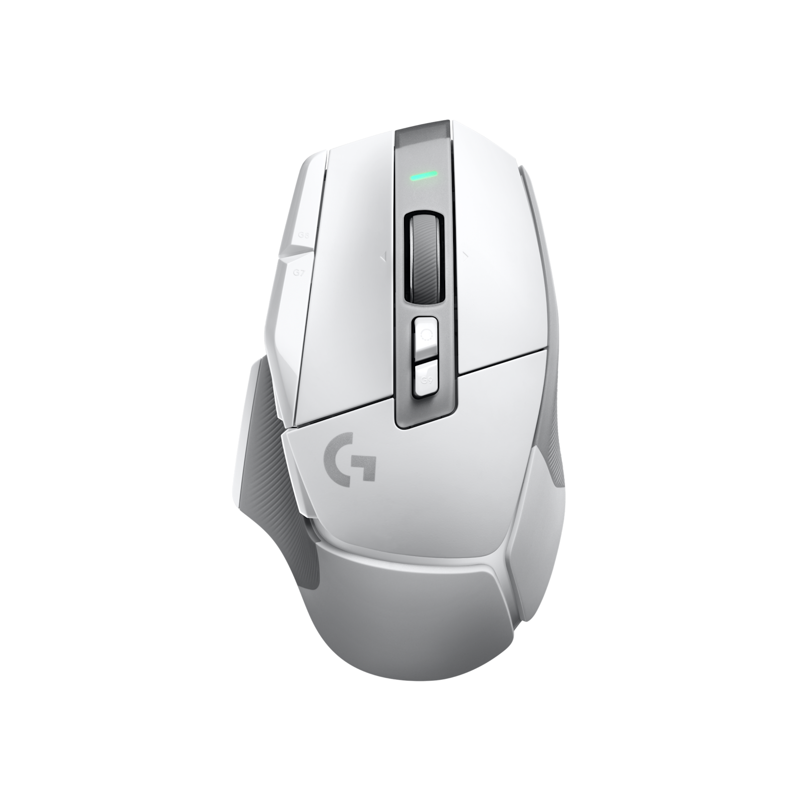 Logitech G502 X LIGHTSPEED White top view