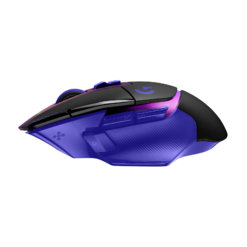 Logitech G502 X PLUS Black/Purple side profile
