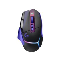 Logitech G502 X PLUS Black/Purple top view