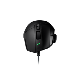 Logitech G502 X Wired Black front view with cable