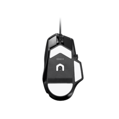 Logitech G502 X Wired Black underside with PTFE feet