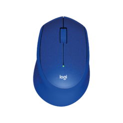 Logitech M330 Silent Plus Blue top view