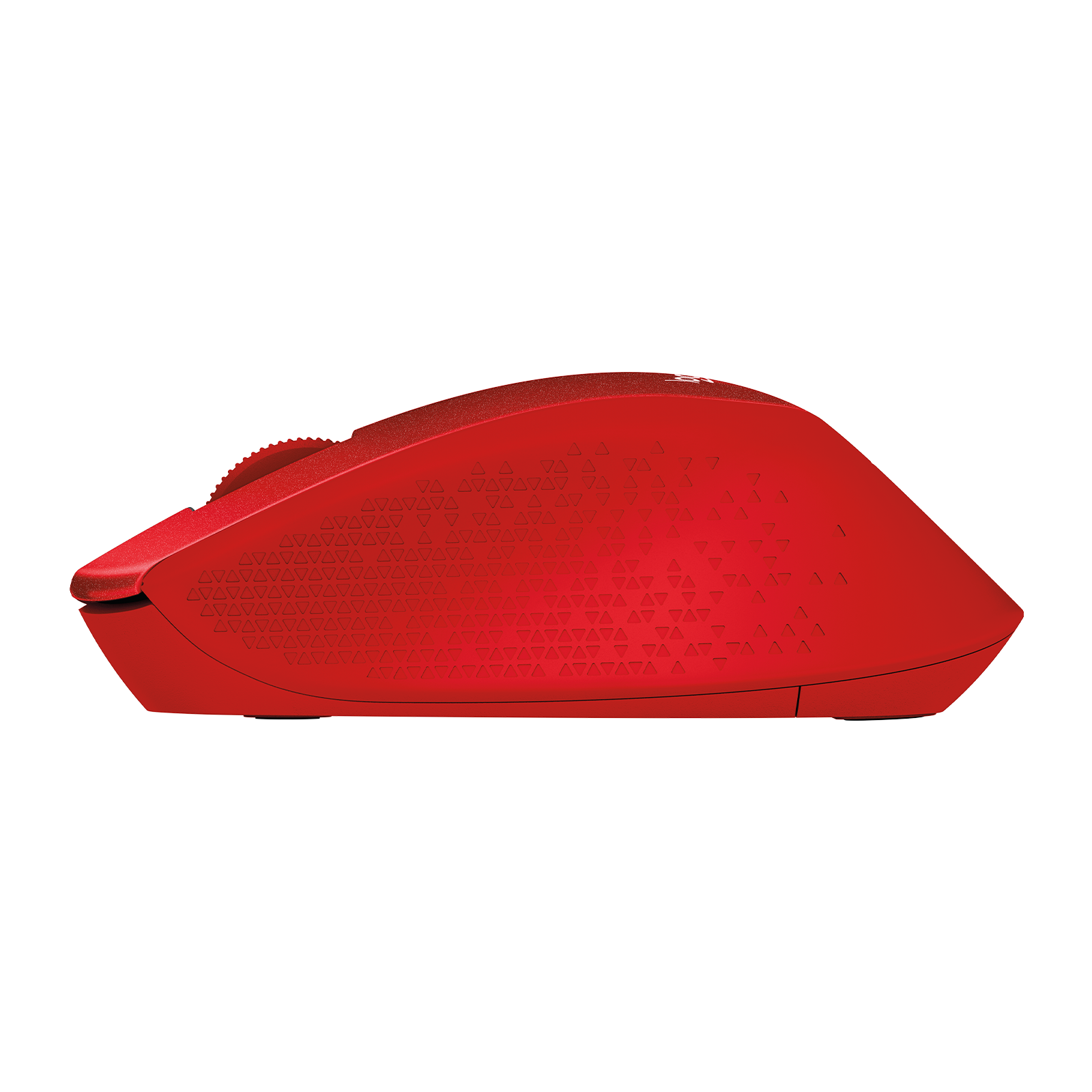 Logitech M330 Silent Plus Red side profile