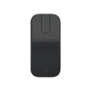 Logitech Mobi Fold mouse Graphite top view unfolded