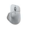 Logitech MX Master 4 wireless mouse Pale Grey top angle view